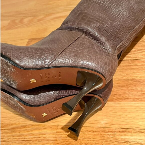 Vincenza Friday Fever Heel Boots - Brown - Picture 6 of 7